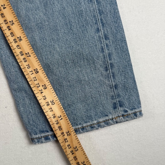 Todd Snyder Denim Jeans Mens 34x32 Slim Fit Light Wash Button Fly - Picture 7 of 9